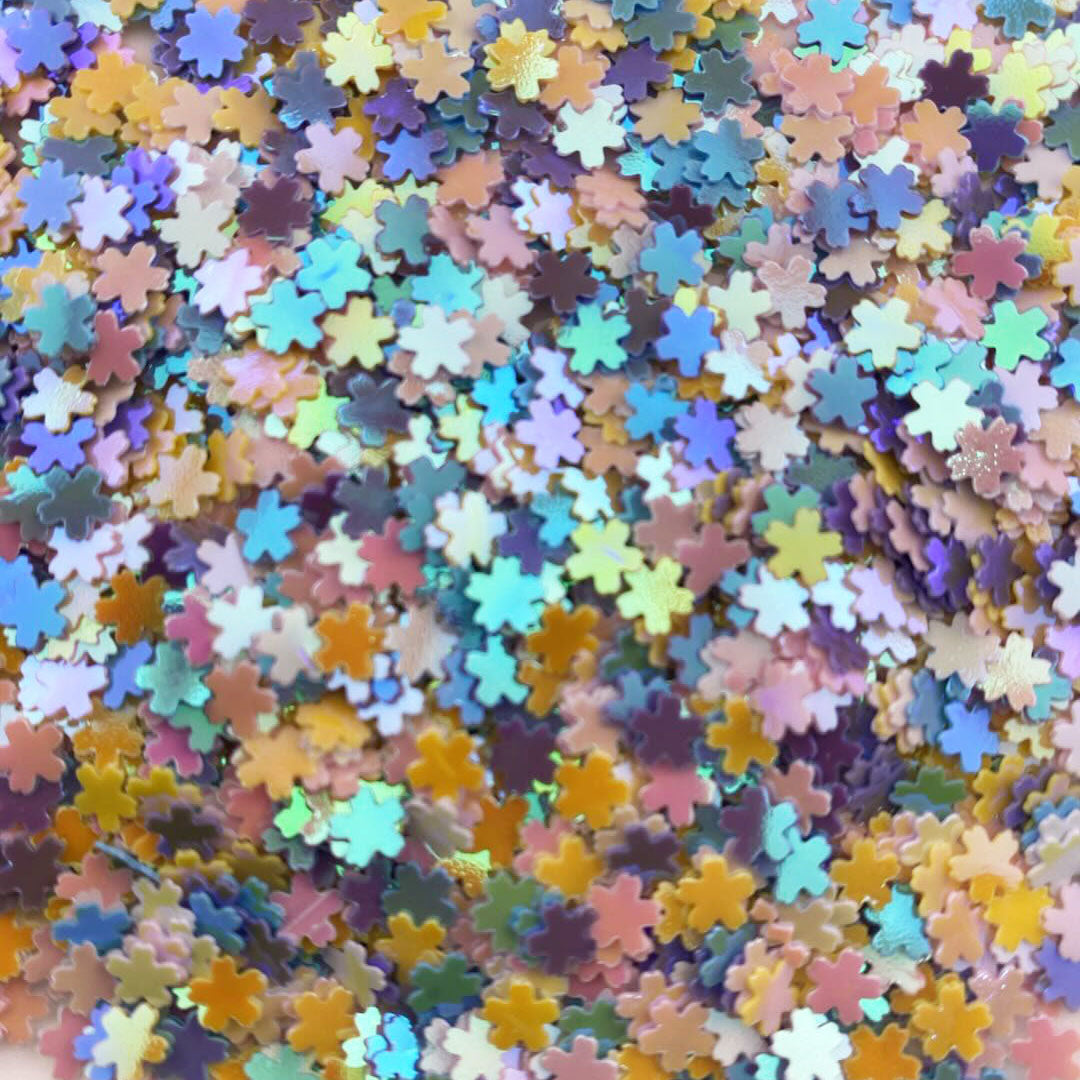 FS6953-Mixed Cherry Blossom Glitter For Jewelry Making and Art Decorations Zoe DIY Wholesale