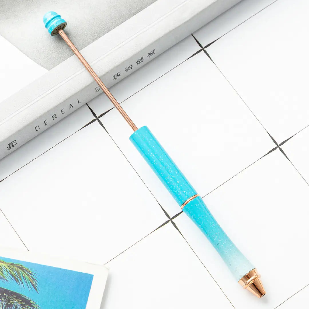 FS6954-Metal Beaded Pens Zoe DIY Wholesale