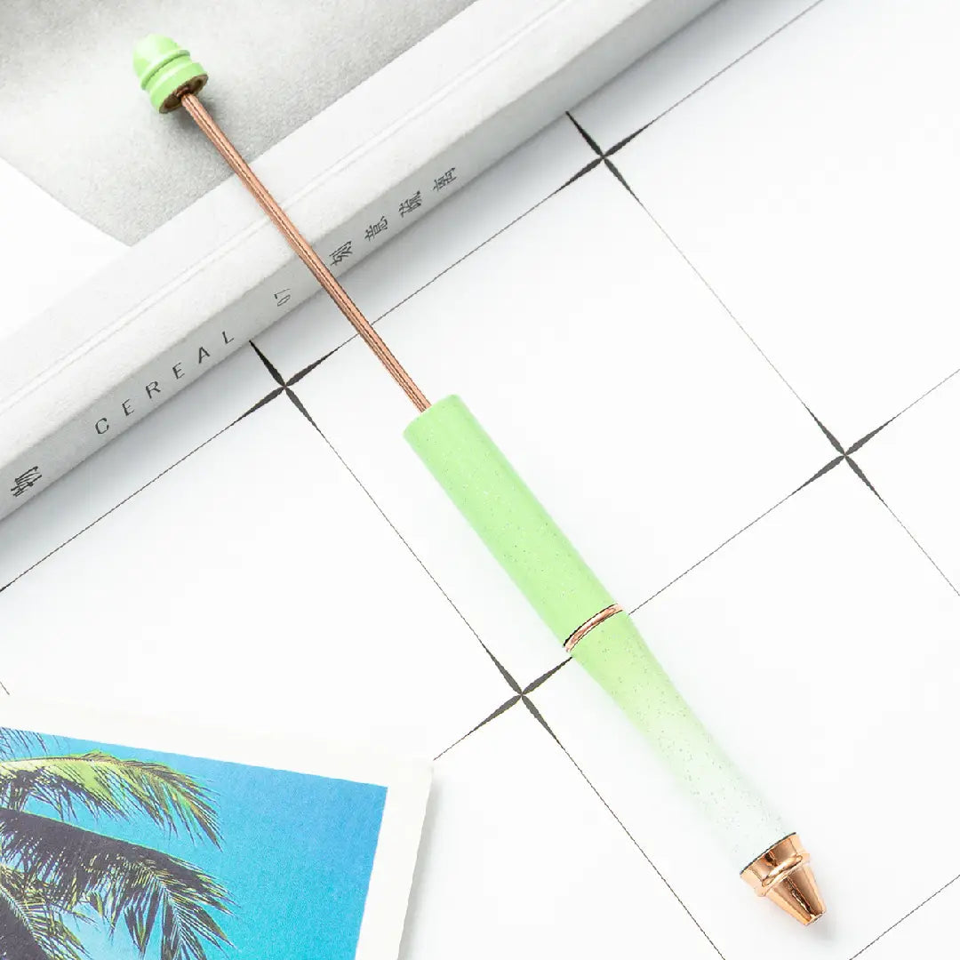 FS6954-Metal Beaded Pens Zoe DIY Wholesale