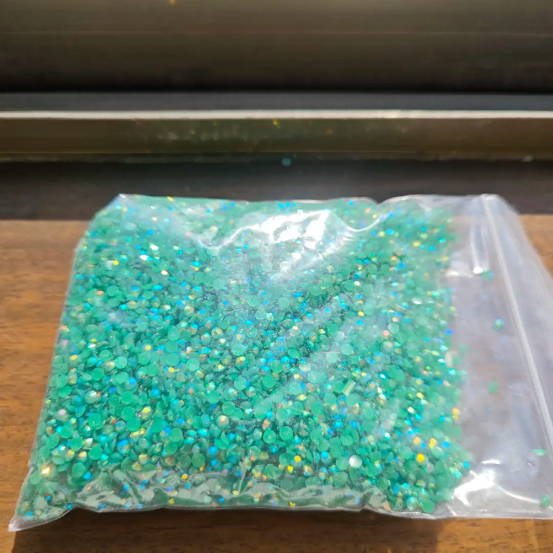 3mm Non Hotfix Jelly Rhinestones Sugar Diamonds For Making Fancy Pens Or Fancy Beads ZoeDIY Shop