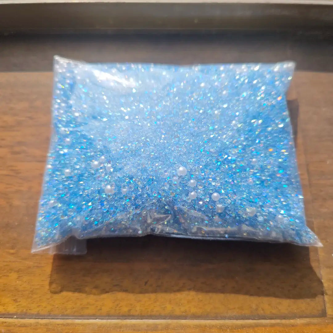 Mixed 2MM Sugar Diamonds + 3MM and 4MM Pearl for Sweets Ice Cubes Jelly Fondant Decoration Sugar Paste Soap Jewellery DIY Zoe DIY Wholesale