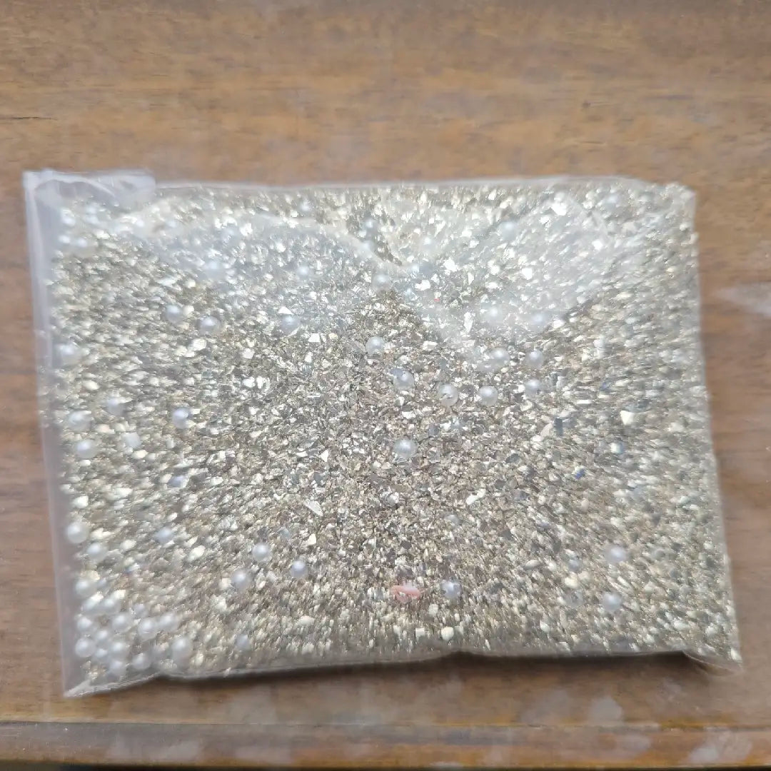 Uv Color Glass Sand + Pearl Mixed: Colored Plated Glass Sand + Pearl Mixed Style ZoeDIY Shop