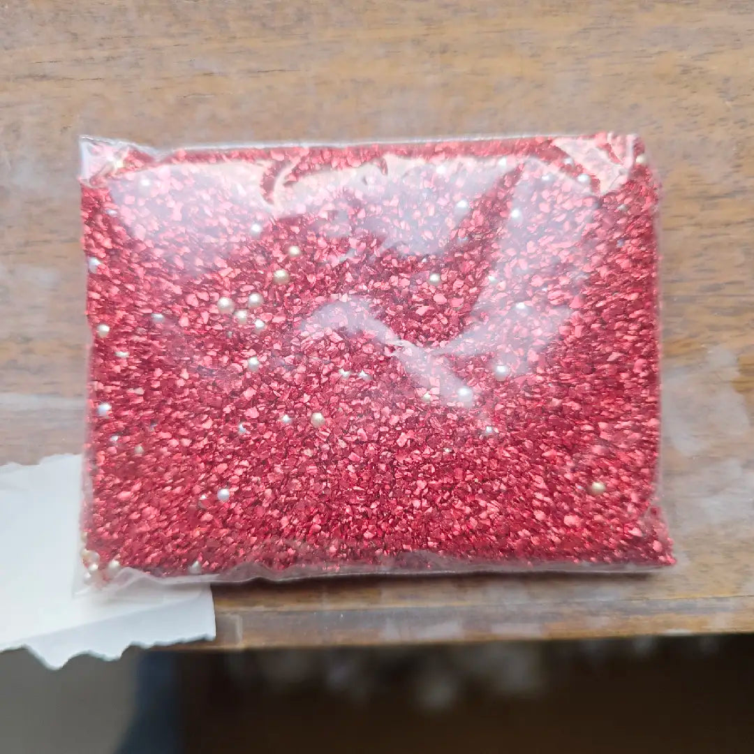 Uv Color Glass Sand + Pearl Mixed: Colored Plated Glass Sand + Pearl Mixed Style ZoeDIY Shop