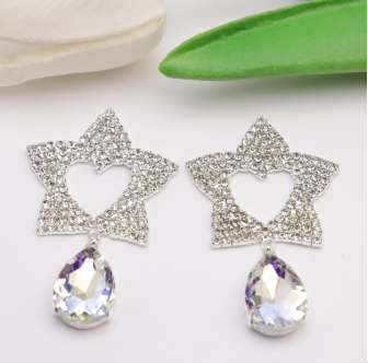 FS5426-34*56mm Heart Star Metal Charms