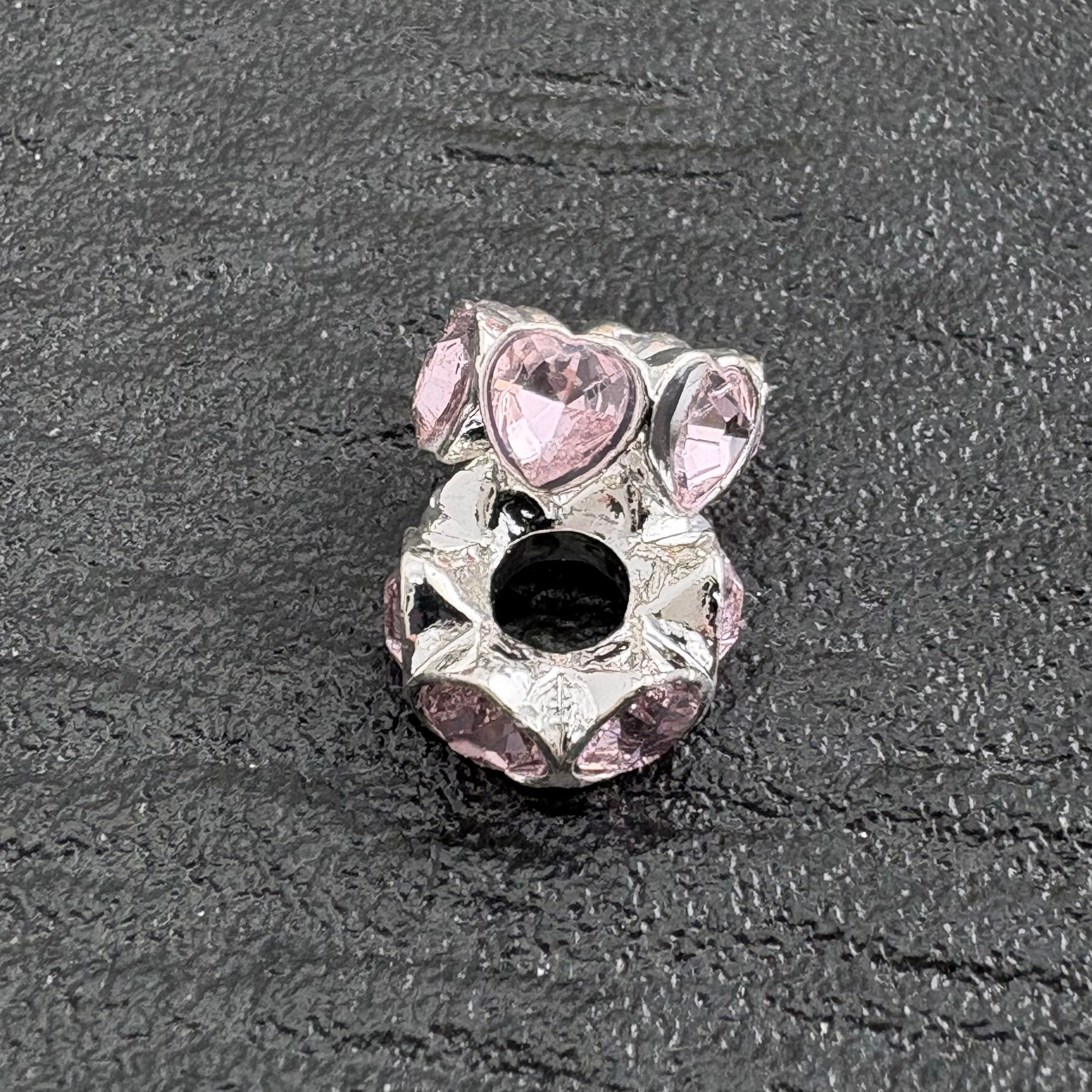 FS10885-14MM Metal Alloy Heart Spacer