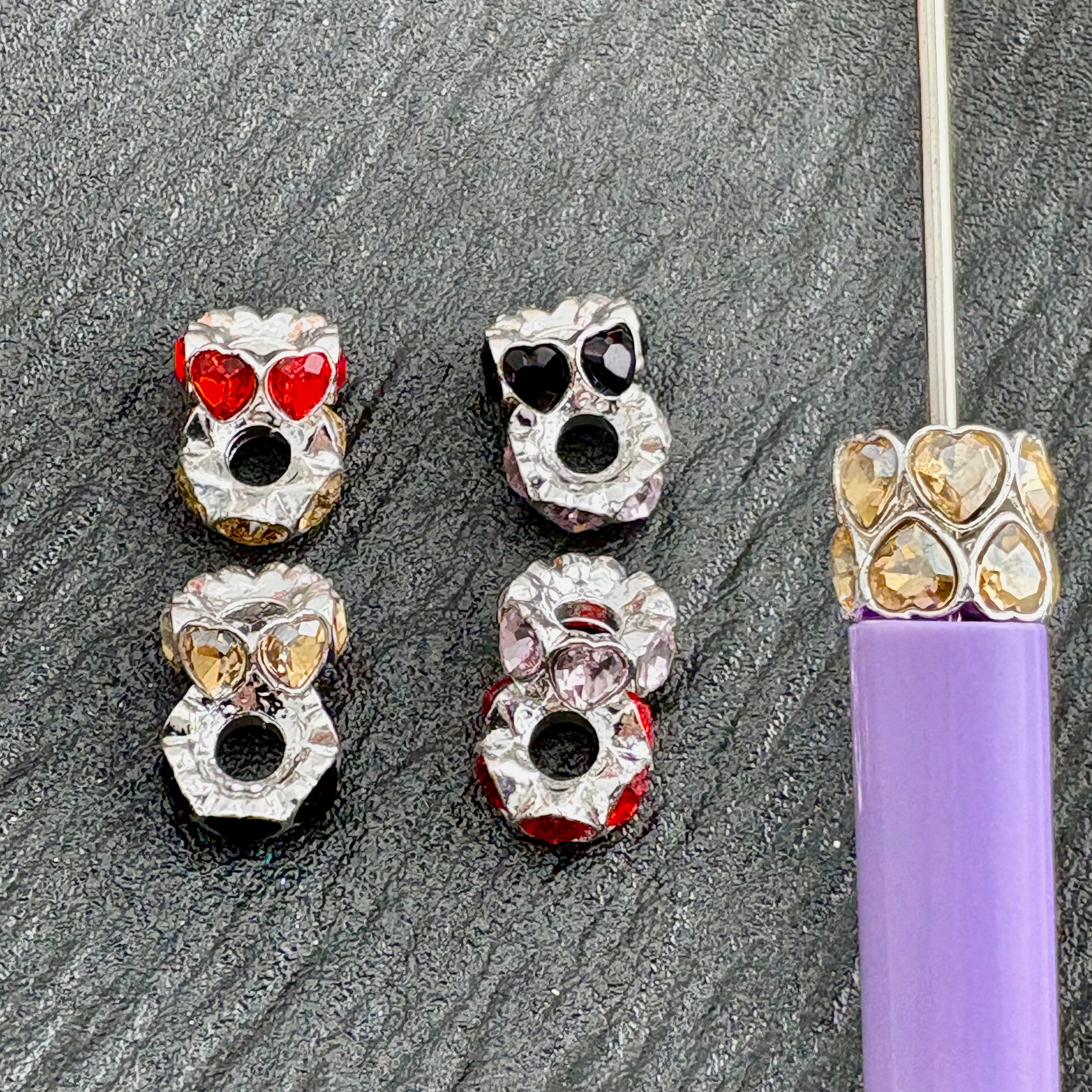 FS10885-14MM Metal Alloy Heart Spacer