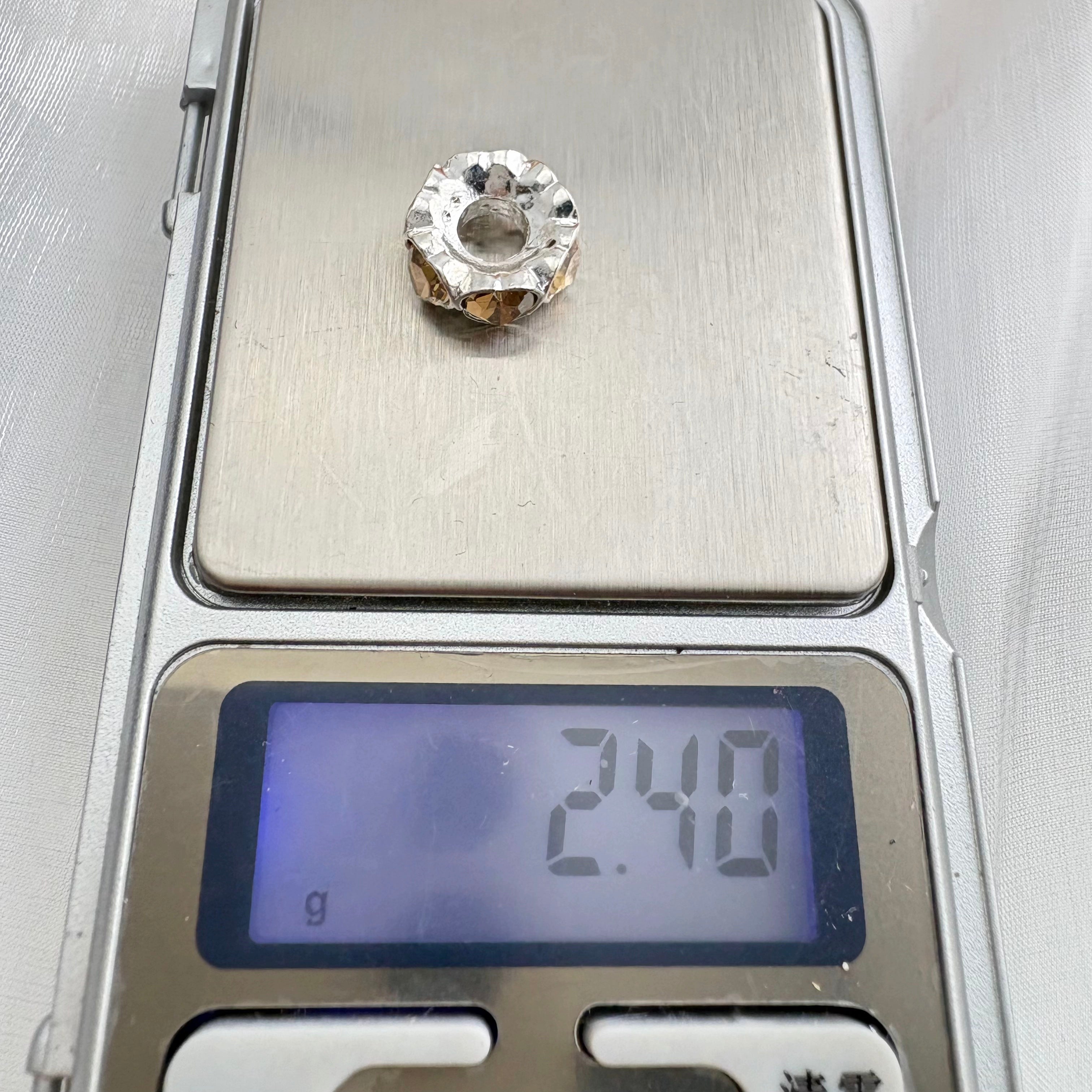 FS10885-14MM Metal Alloy Heart Spacer