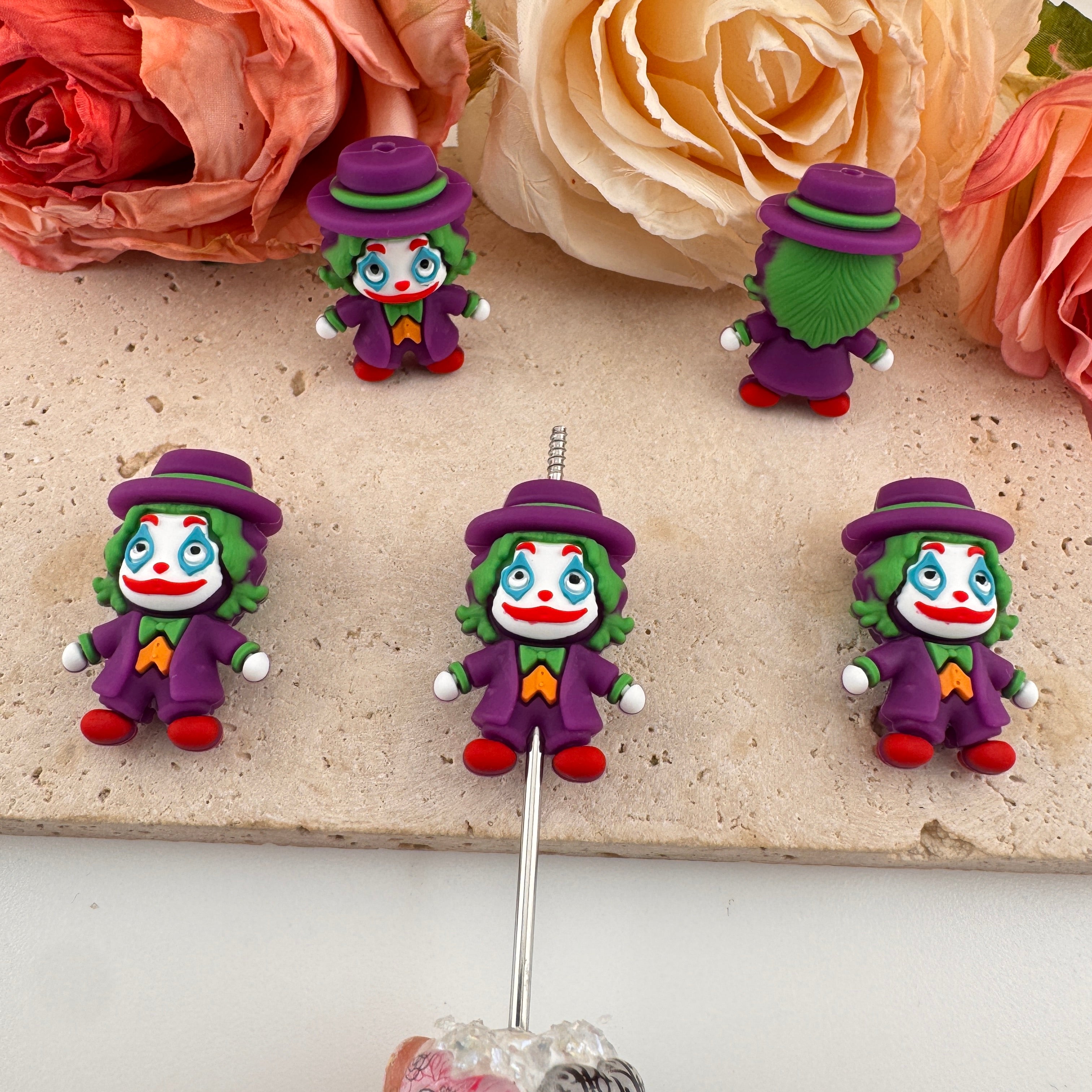 FS19384-3D Horrible Silicone Focal Beads For Easter