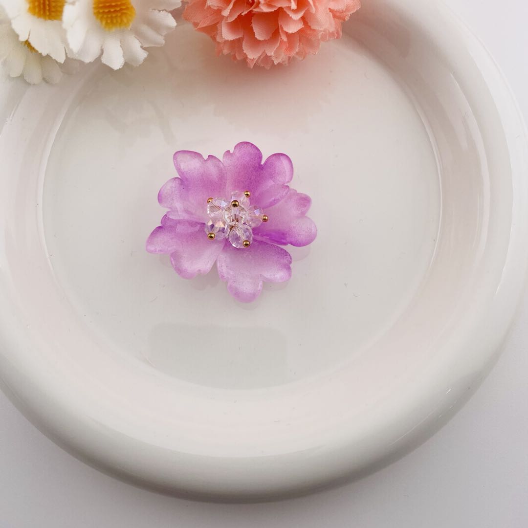 FS6928-36MM Glazed Double-Layer Peony For Decoration DIY Craft