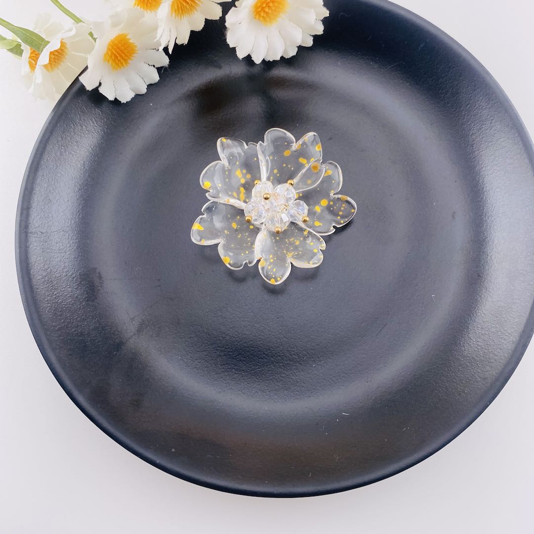 FS6928-36MM Glazed Double-Layer Peony For Decoration DIY Craft