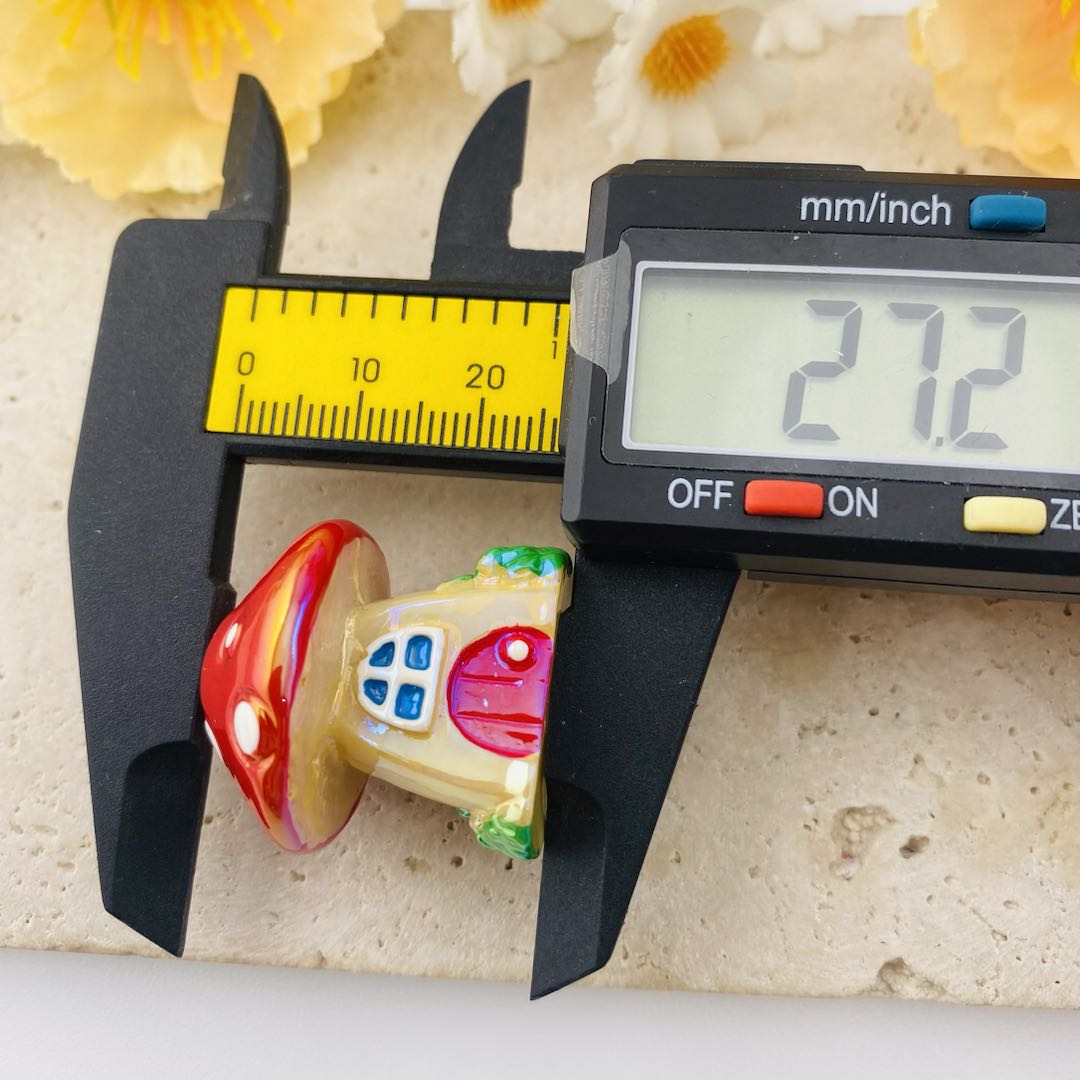 FS19588-About 26*27mm Mushroom House Beads