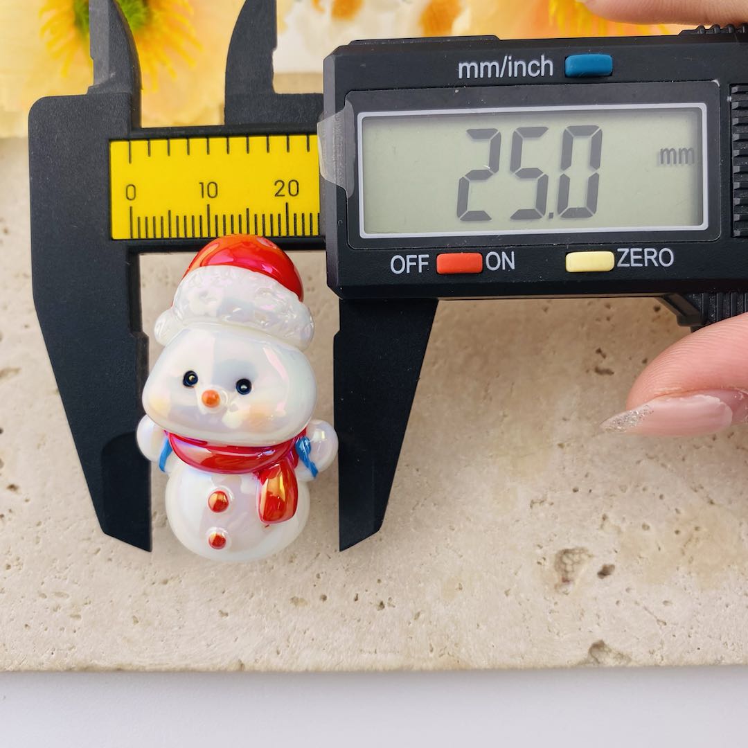FS19593-About 25*36mm Snowman Beads