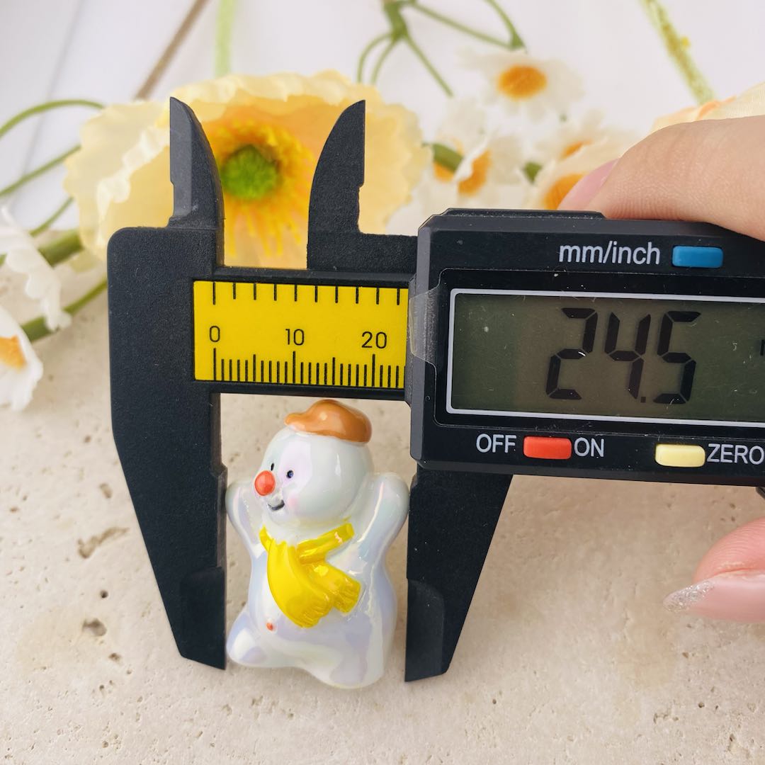 FS19594-About 25*36mm Snowman Beads