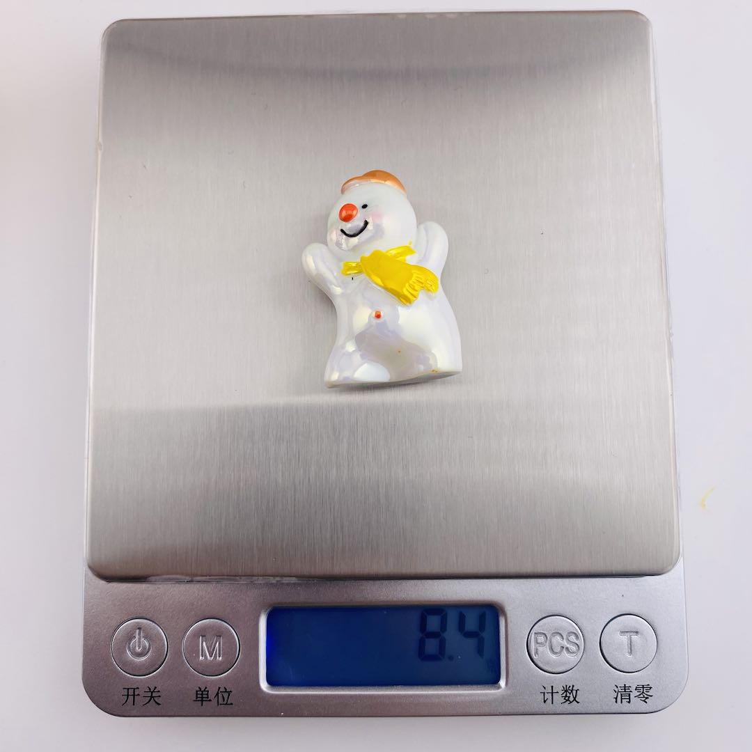 FS19594-About 25*36mm Snowman Beads