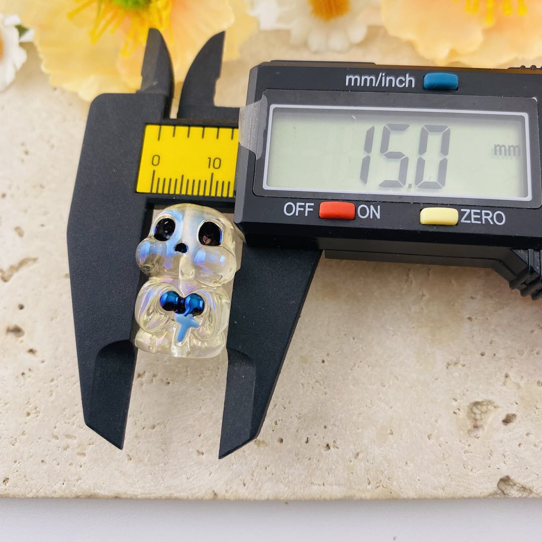 FS19596-About 15*24mm Skull Resin Beads