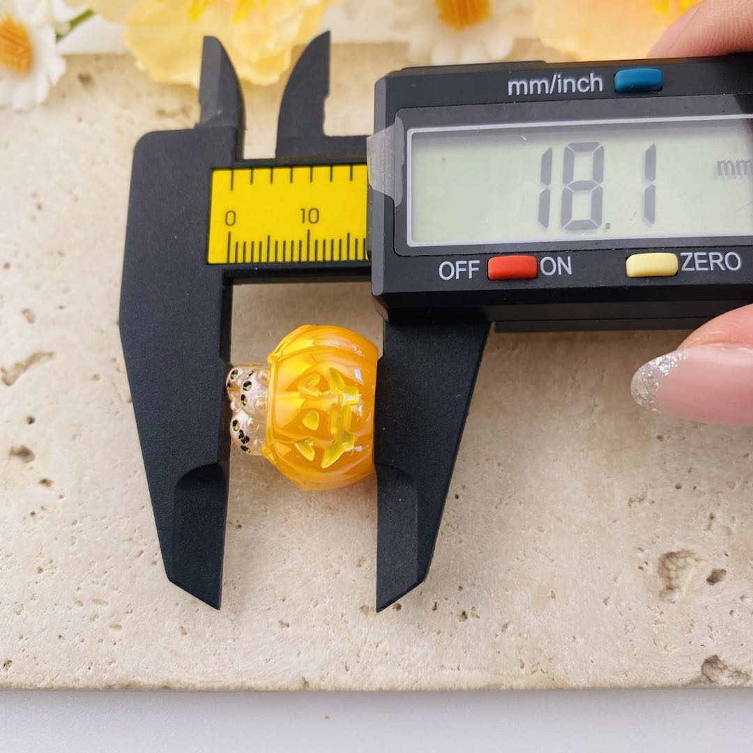 FS19597-About 18*20mm Pumpkin Resin Beads