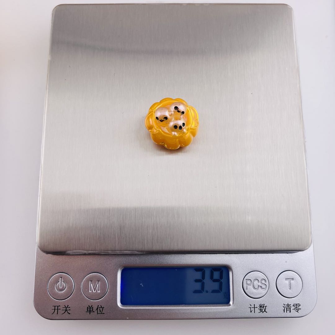 FS19597-About 18*20mm Pumpkin Resin Beads