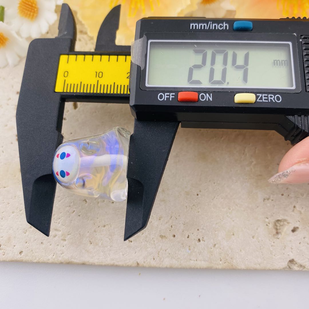FS19600-About 20*20mm No-Face Resin Beads