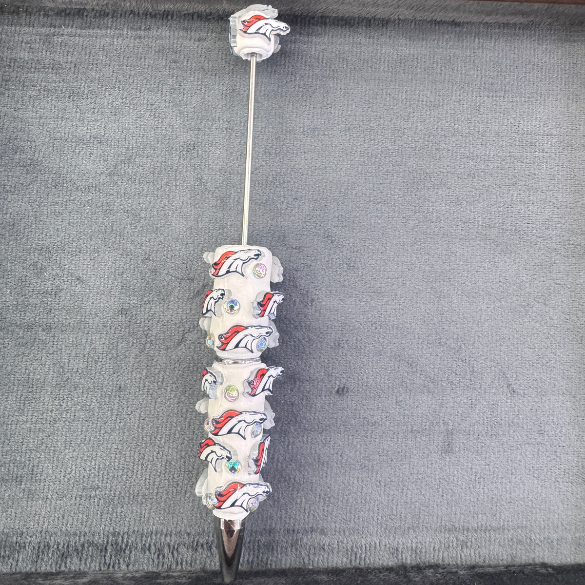 Football Team Clay Beadable Pen