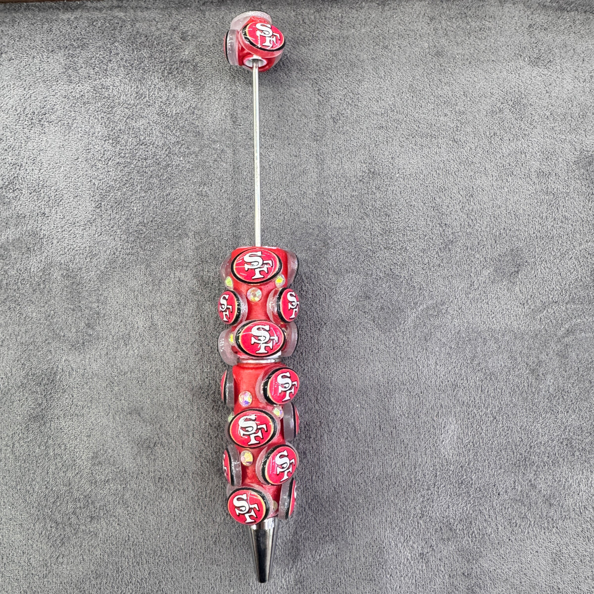 Football Team Clay Beadable Pen
