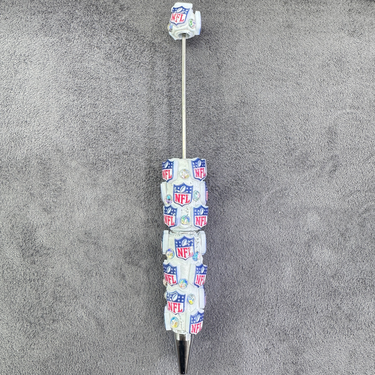 Football Team Clay Beadable Pen