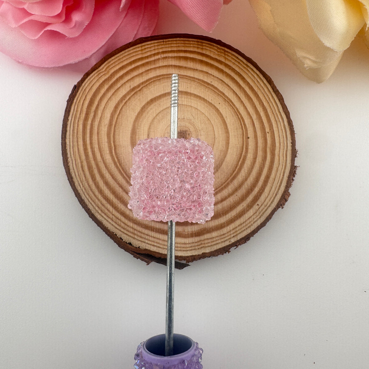 Sand Sugar Bead Pendants DIY Phone Chains & Bag Charms (Handmade)