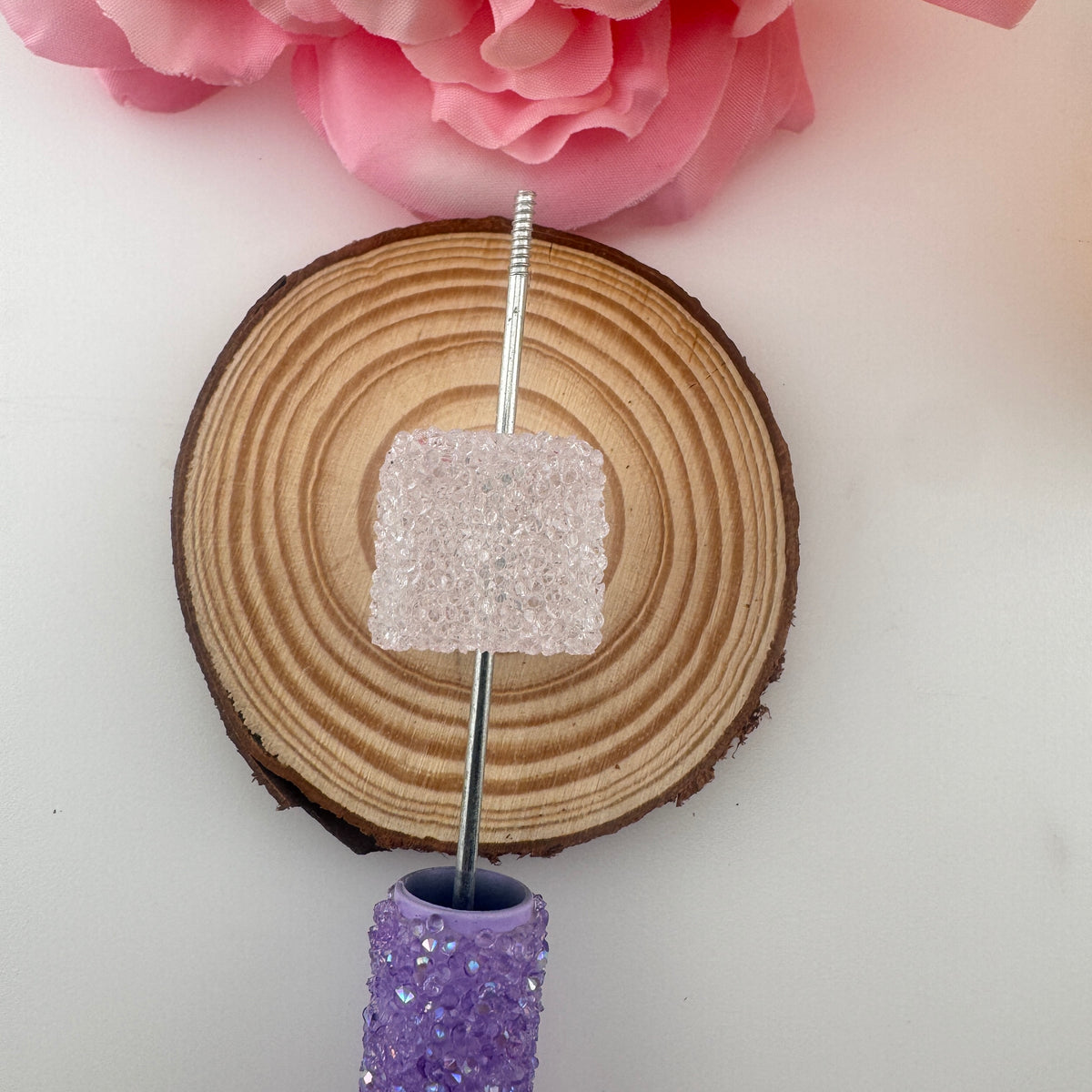 Sand Sugar Bead Pendants DIY Phone Chains & Bag Charms (Handmade)