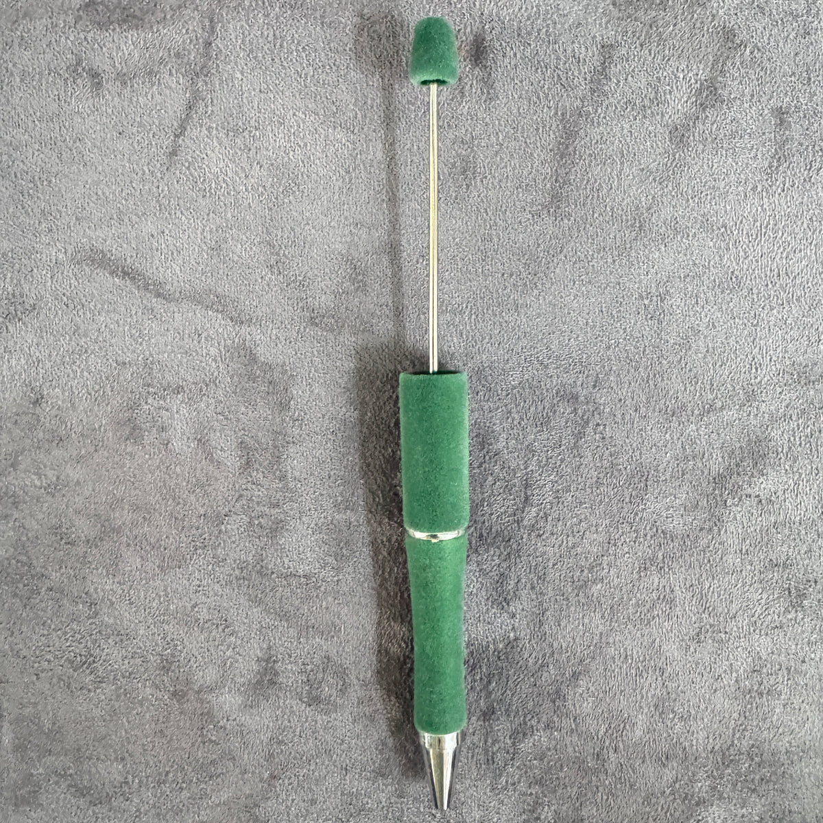 Flocked DIY Beaded Pen - Beadable & Creative Craft Supplies (5/50 PCS)
