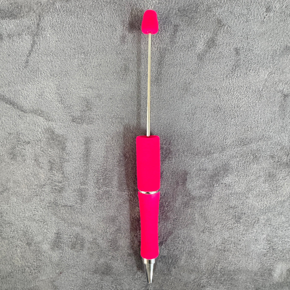 Flocked DIY Beaded Pen - Beadable & Creative Craft Supplies (5/50 PCS)