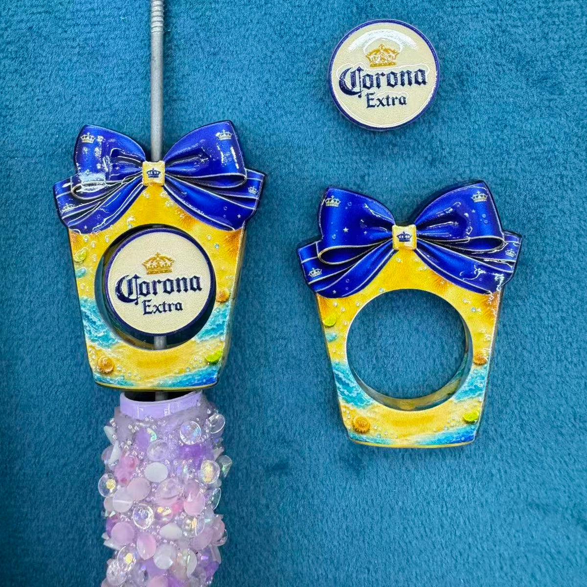 Corona Extra Acrylic Cup Beads
