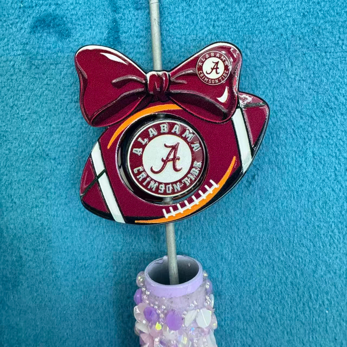 Alabama Crimson Tide Football Acrylic Beads For Beadable Pen