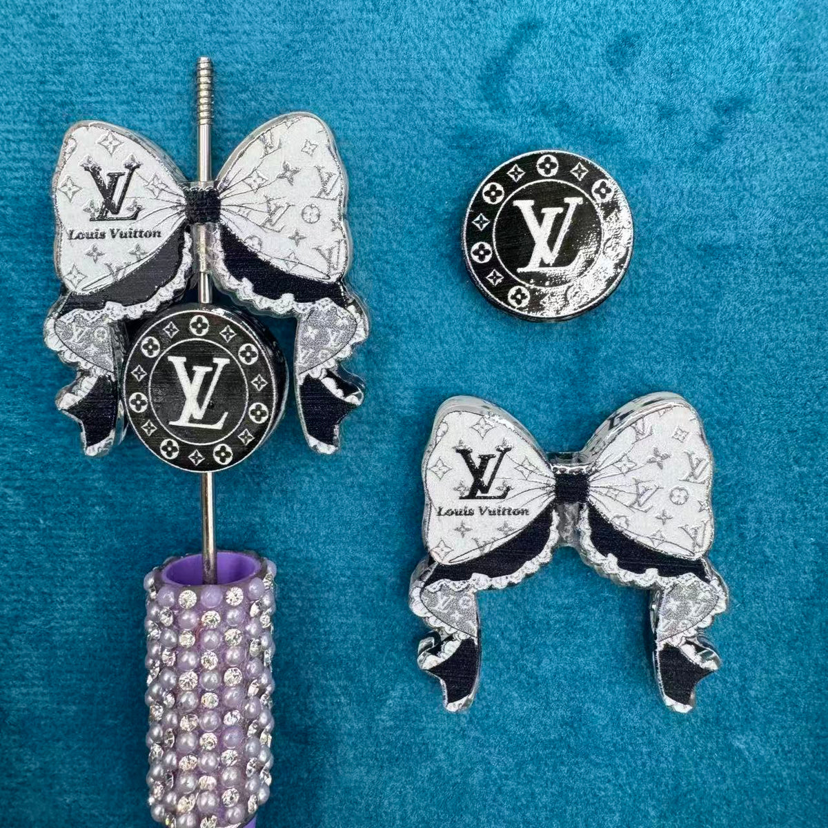 Super Brand Acrylic Designer Bow Beads