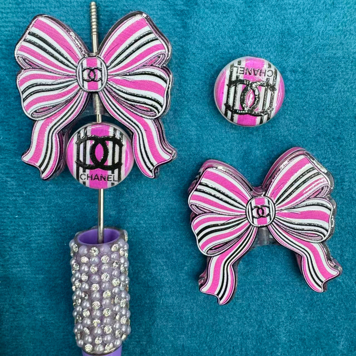 Super Brand Designer Acrylic Beads For Beadable Pen