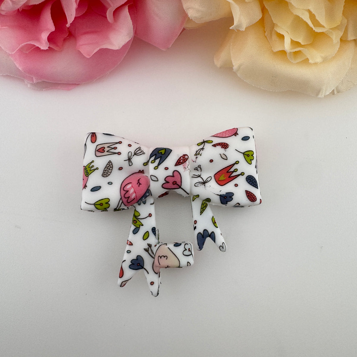 Cute Bowknot Pattern Straw Topper Silicone Cover Set, Floral, Cow Print & Leopard Designs Dust-Proof Straw Tip Protector Caps, Reusable Drinking Straw Accessories for Stanley Cups & Tumblers