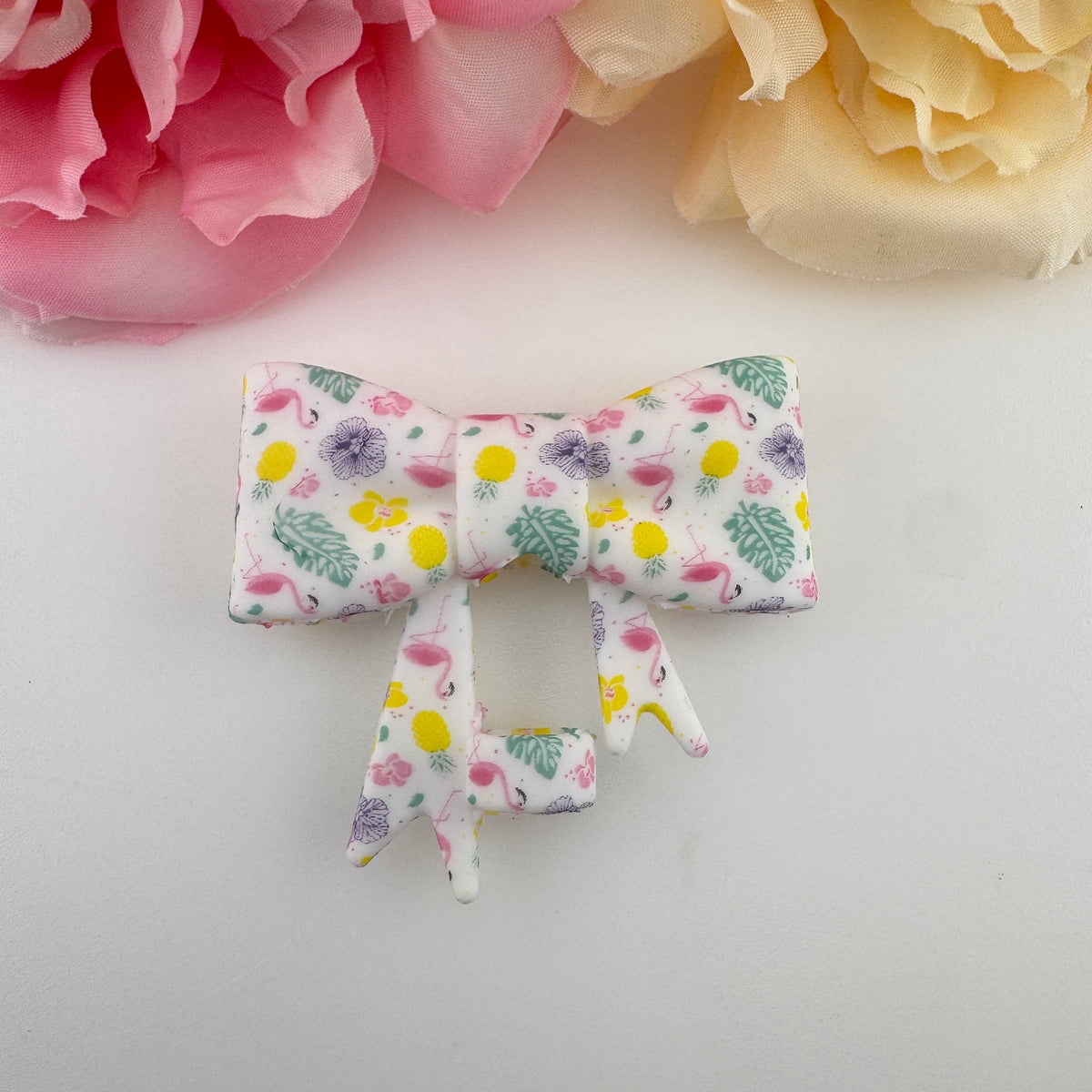 Cute Bowknot Pattern Straw Topper Silicone Cover Set, Floral, Cow Print & Leopard Designs Dust-Proof Straw Tip Protector Caps, Reusable Drinking Straw Accessories for Stanley Cups & Tumblers