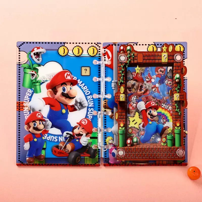 A5 Cute Anime Character Acrylic Loose-leaf Photocard Binder, Cartoon Game Hero Printed Photocard Album Storage Organizer with Magnetic Photo Frame, 6-Ring Binder for Photocards, Trading Cards & Postcards