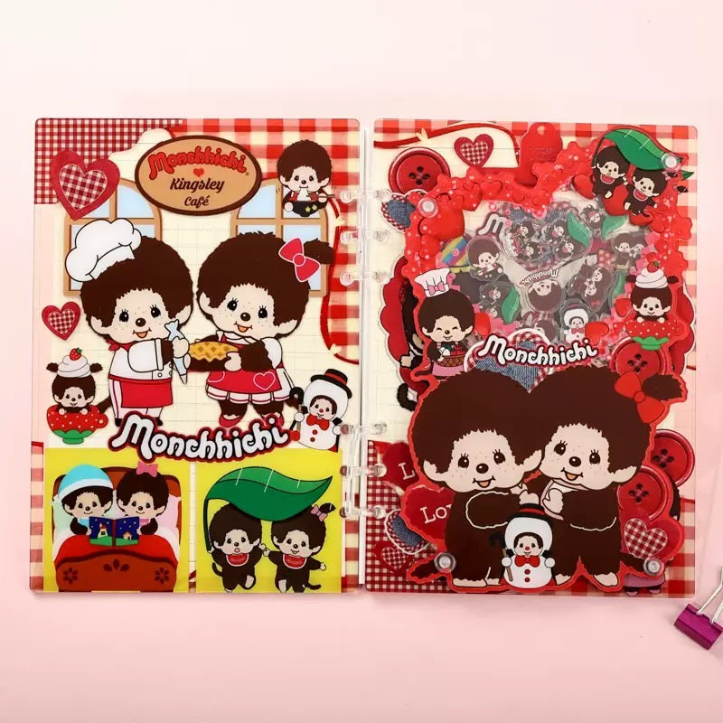 A5 Cute Anime Character Acrylic Loose-leaf Photocard Binder, Cartoon Game Hero Printed Photocard Album Storage Organizer with Magnetic Photo Frame, 6-Ring Binder for Photocards, Trading Cards & Postcards