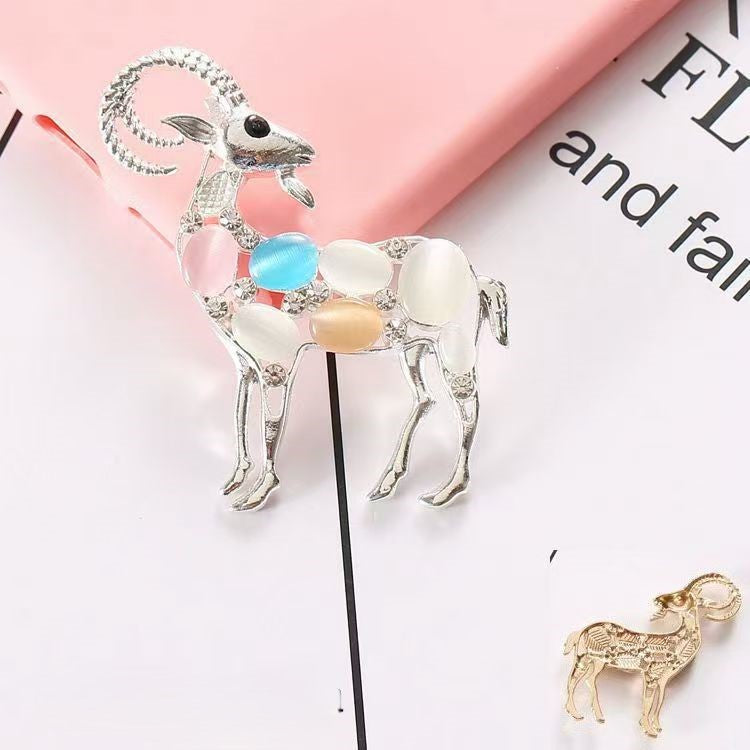 FS4824- 50mmx53mm Lucky Sheep Alloy Charms