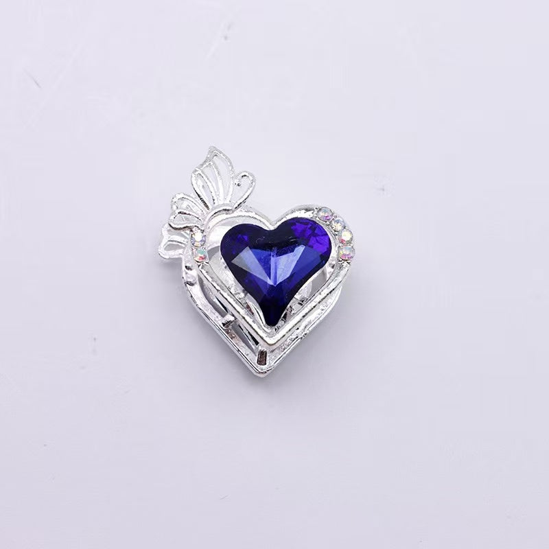 Heart Butterfly Heavy-Duty Beads Straight Hole Beading Accessories Findings DIY Beaded Pen