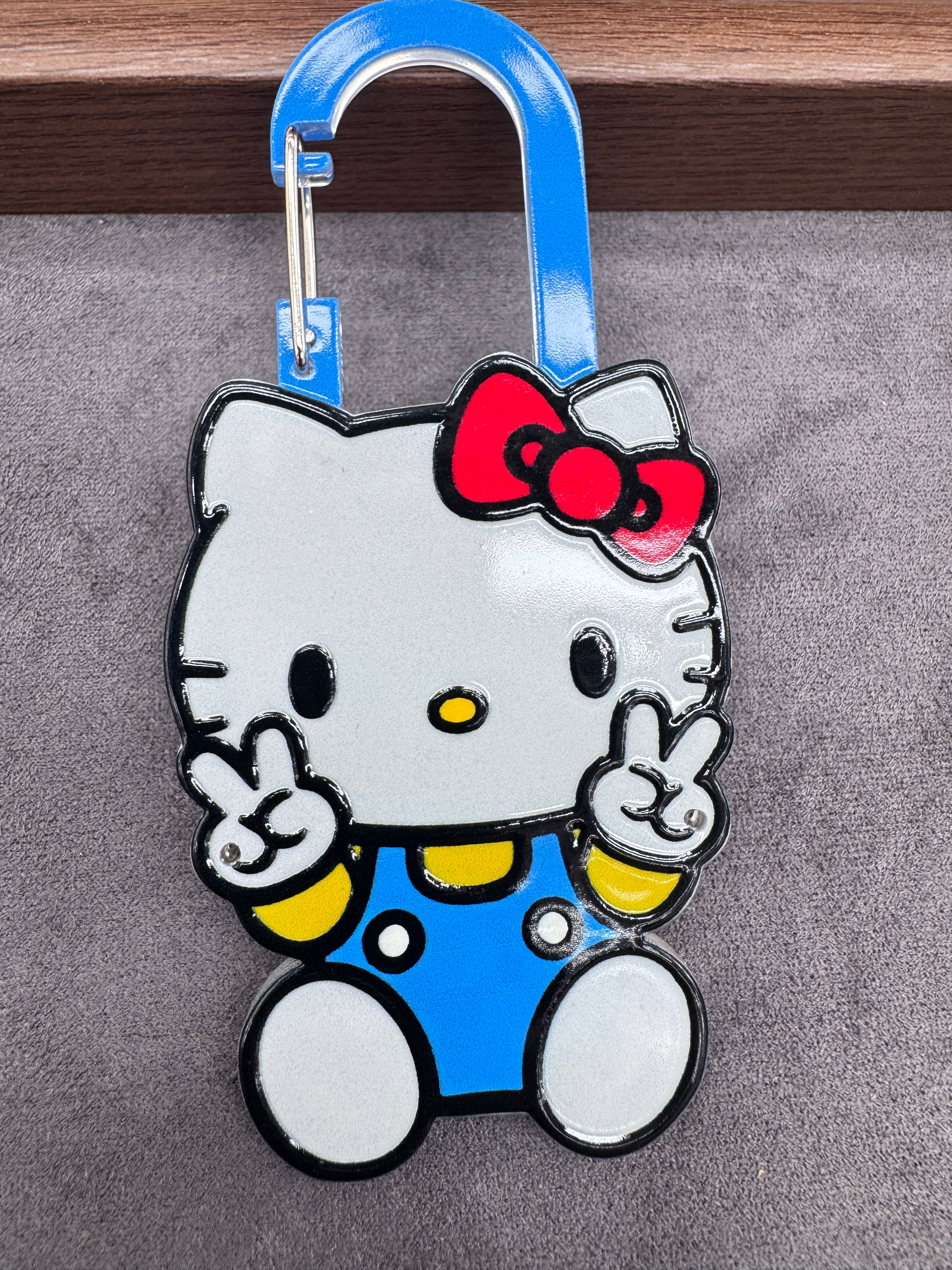 Large‑sized Acrylic Cartoon Cat Bag Charm,Decorative Carabiner Bag Accessories for DIY Crafts