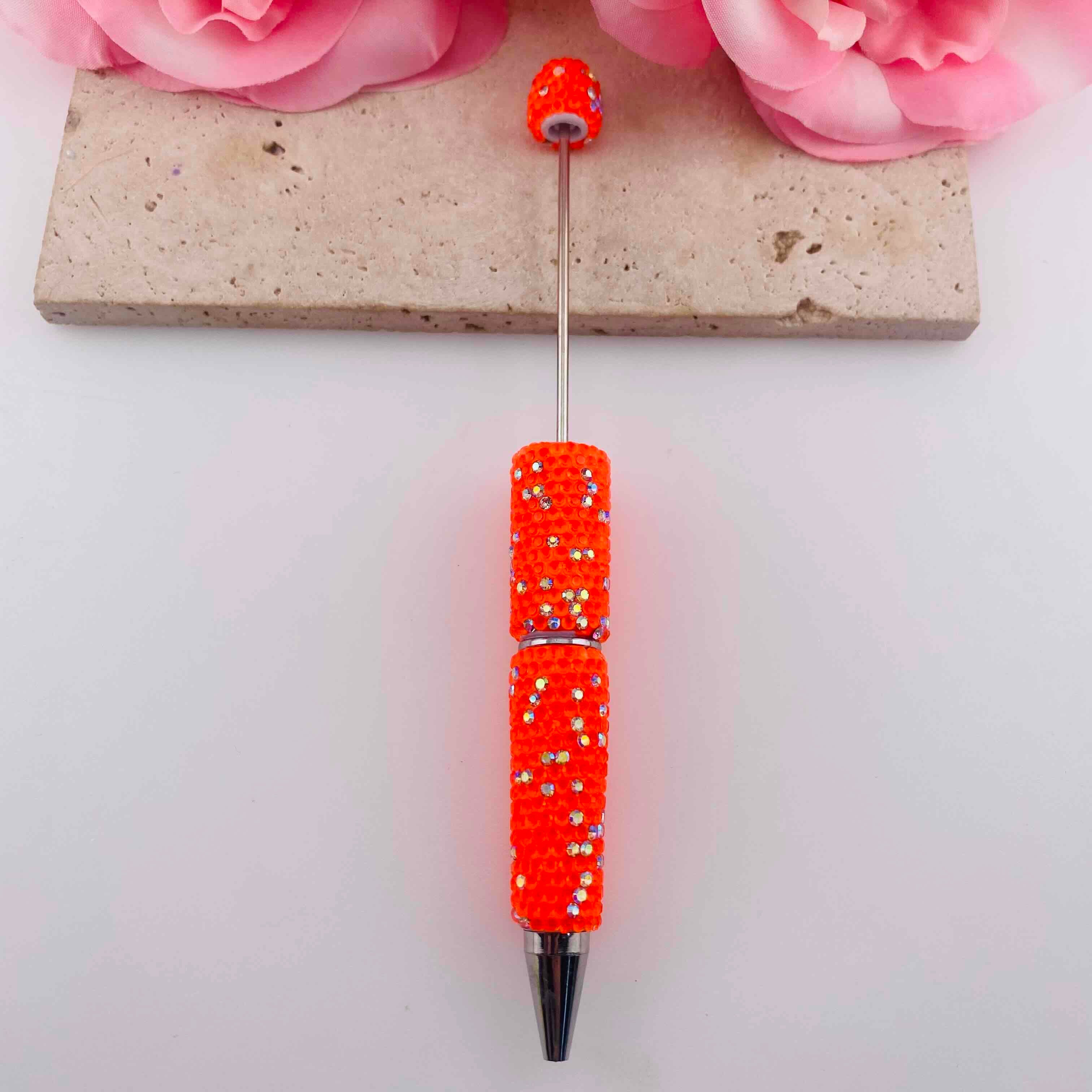 FS19807-Neon Rhinestone Beaded Pens