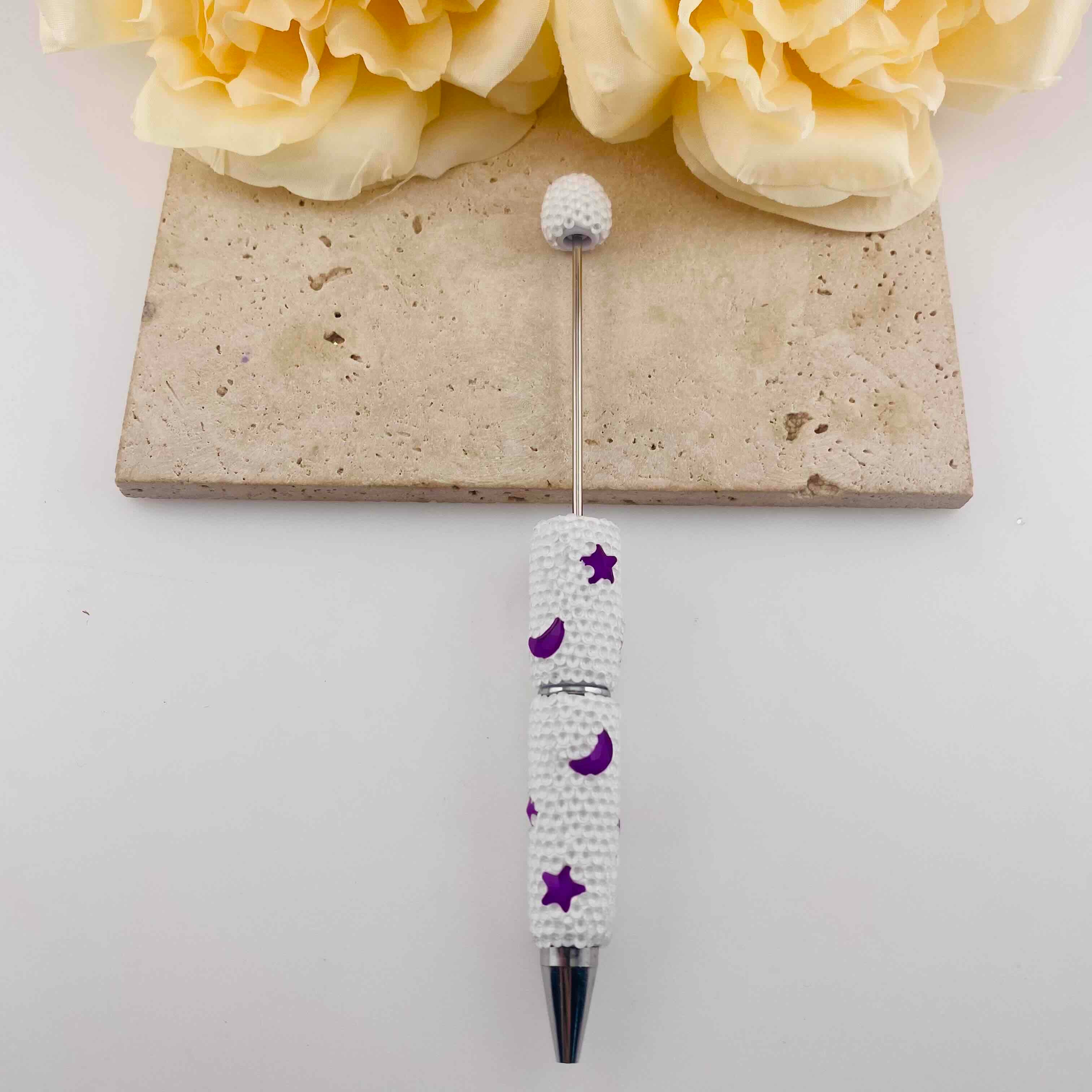 FS19961- Crystal Star and Moon Full Rhinestone Fancy Pens