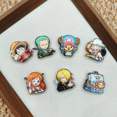 Classic Pirate Anime Character Series Acrylic Beads,Random Mix