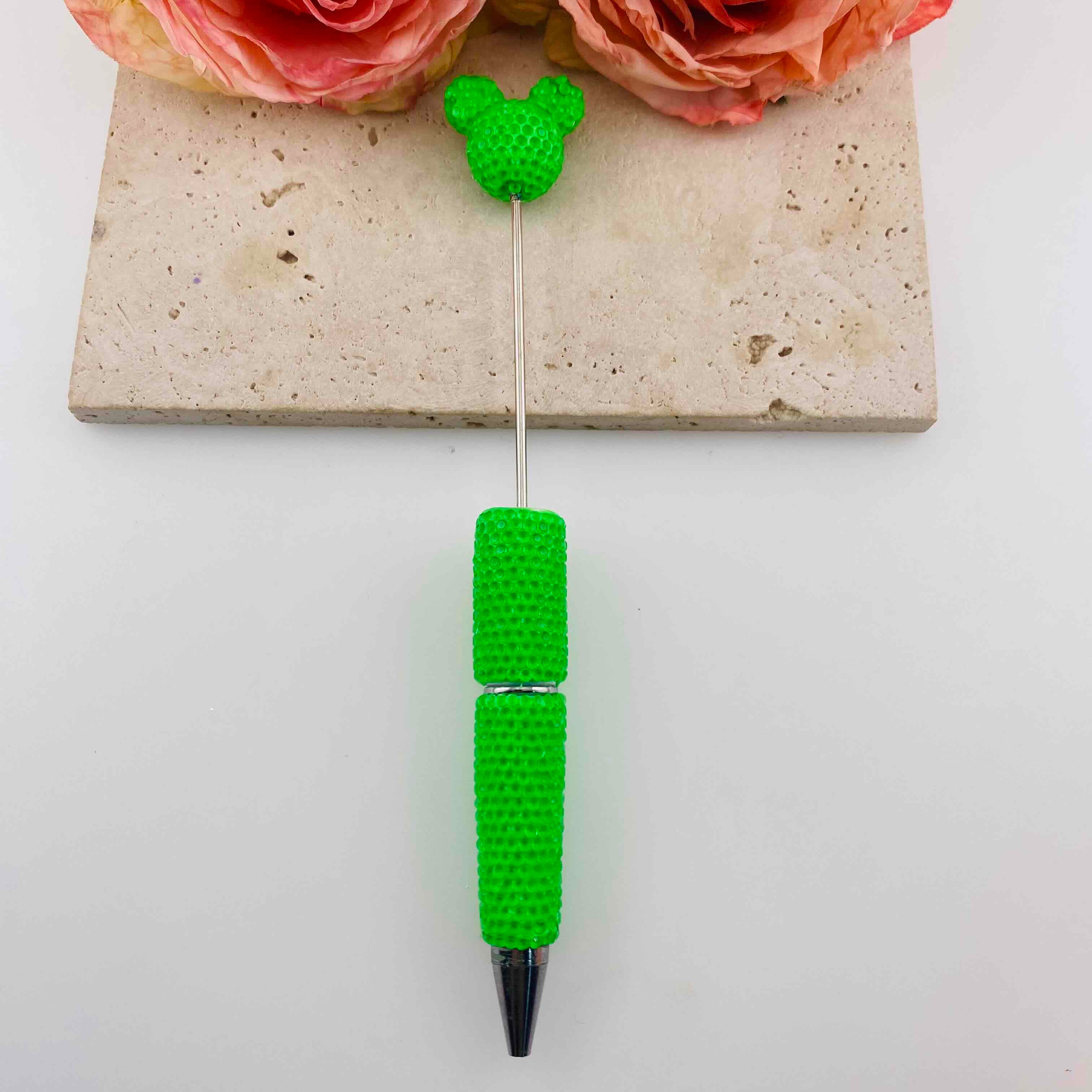 FS19782-Fluorescent Mickey Rhinestone Pens