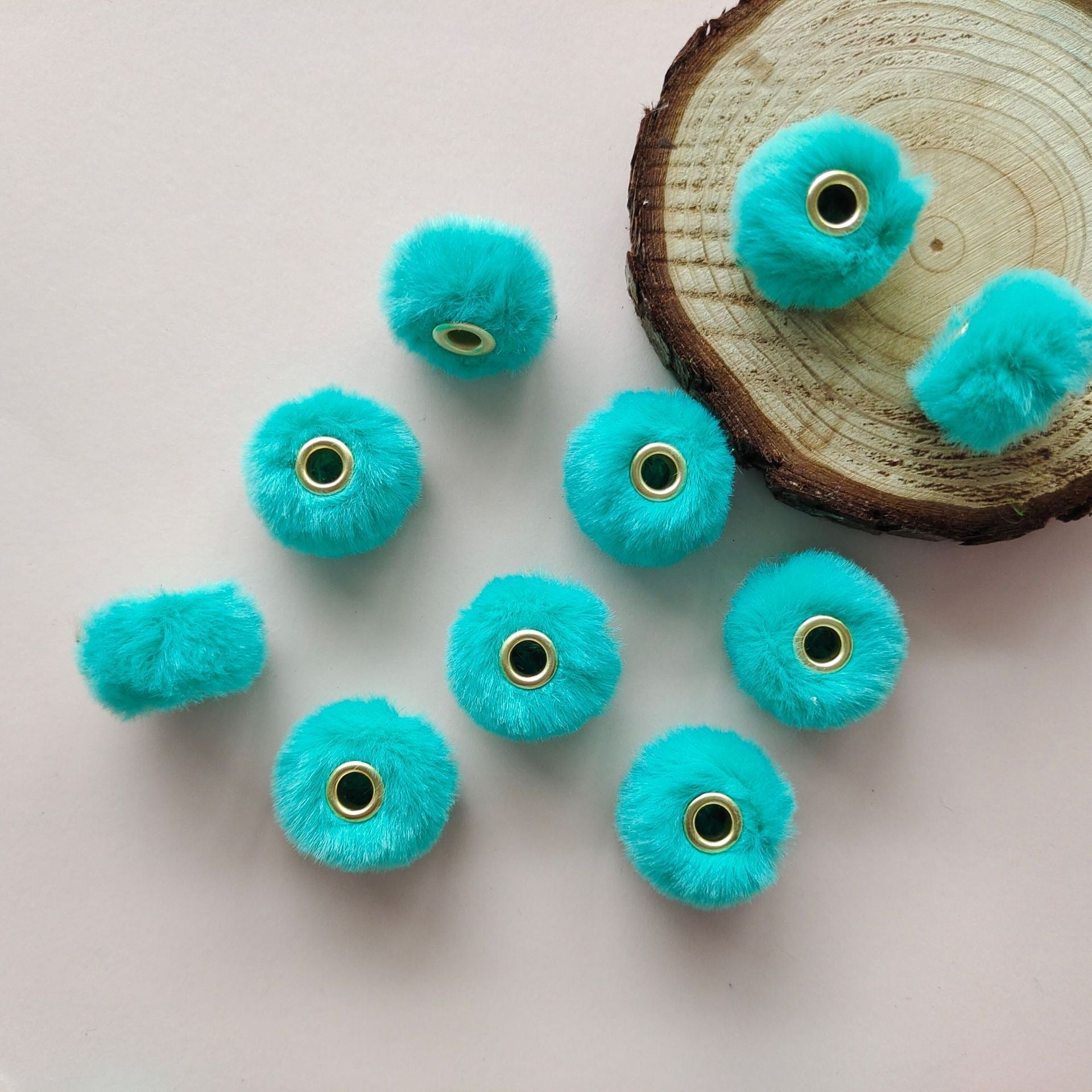 FS2081--Plush Spacer Beads Fit For Beadable Pens