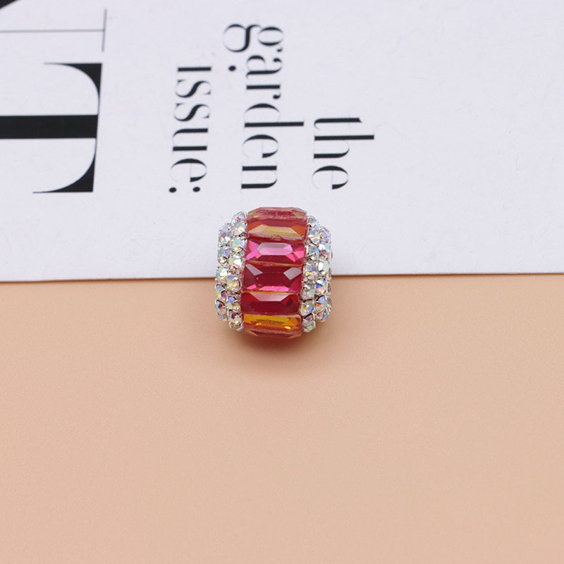 FS10876 -About 15×17×17mm Mocha Glass Crystal Fancy Beads
