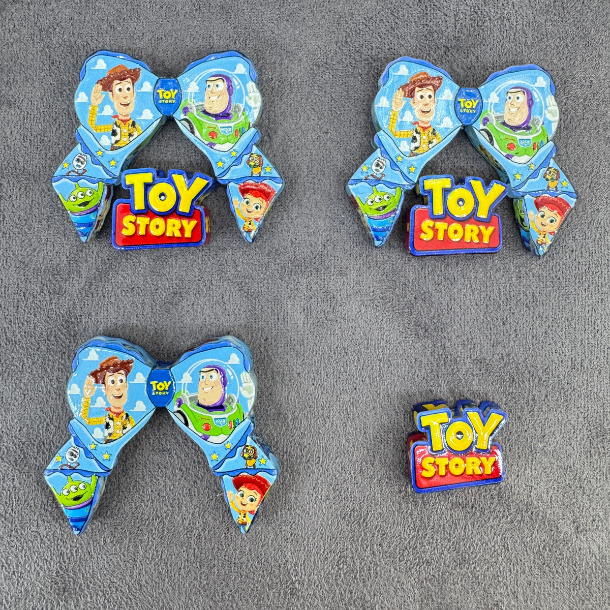 Toy‑Story Themed Acrylic Beads Bow and Ornament,For Pen Toppers