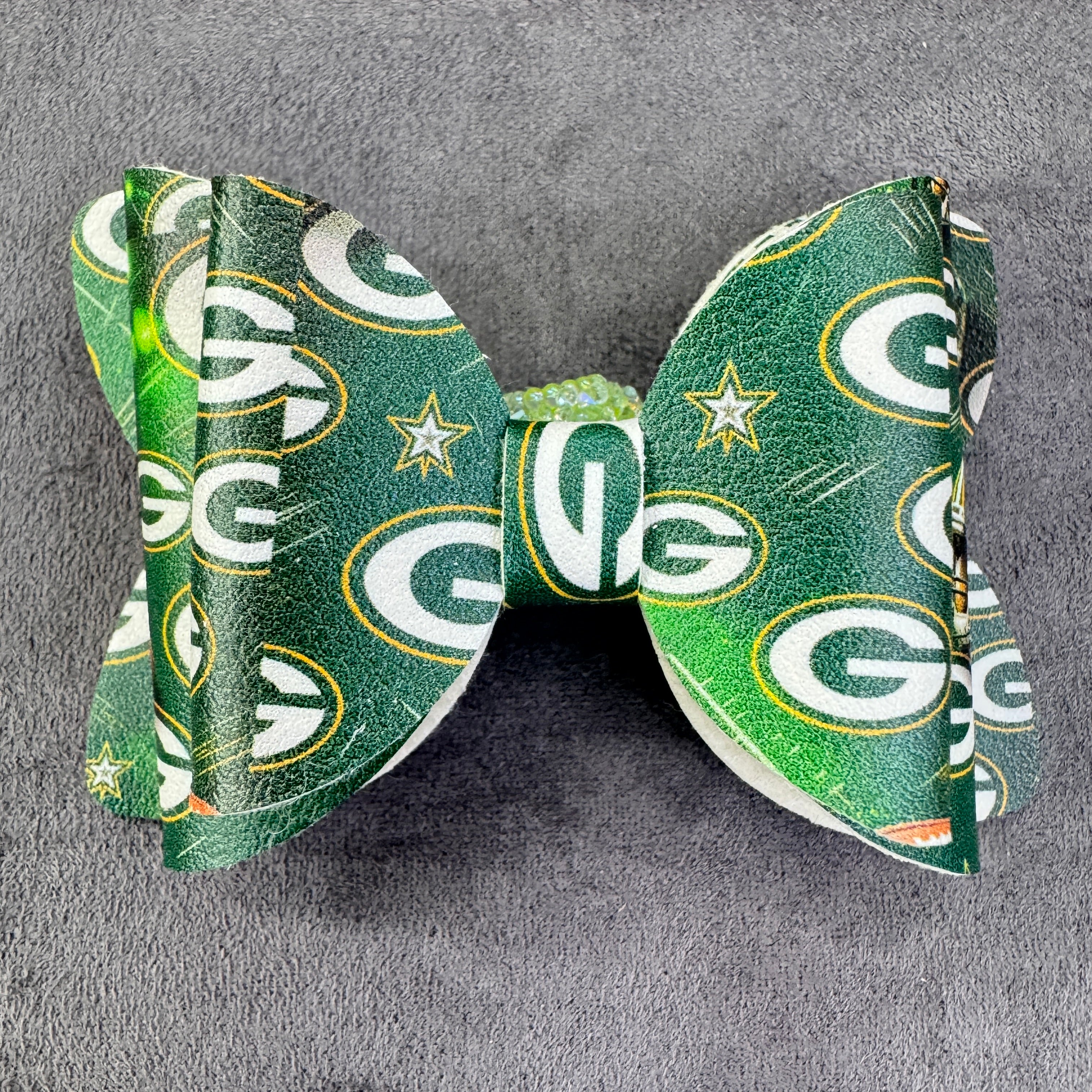 Sports Team Print Series Sugar Bow Beads,For Pen Toppers