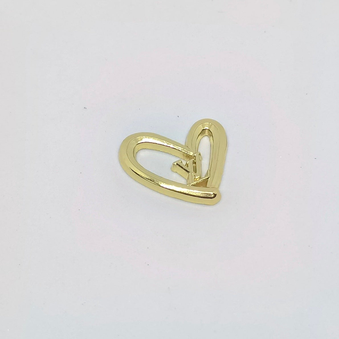 FS4146-About 25*25mm Heart Metal Patch As Picture Shows