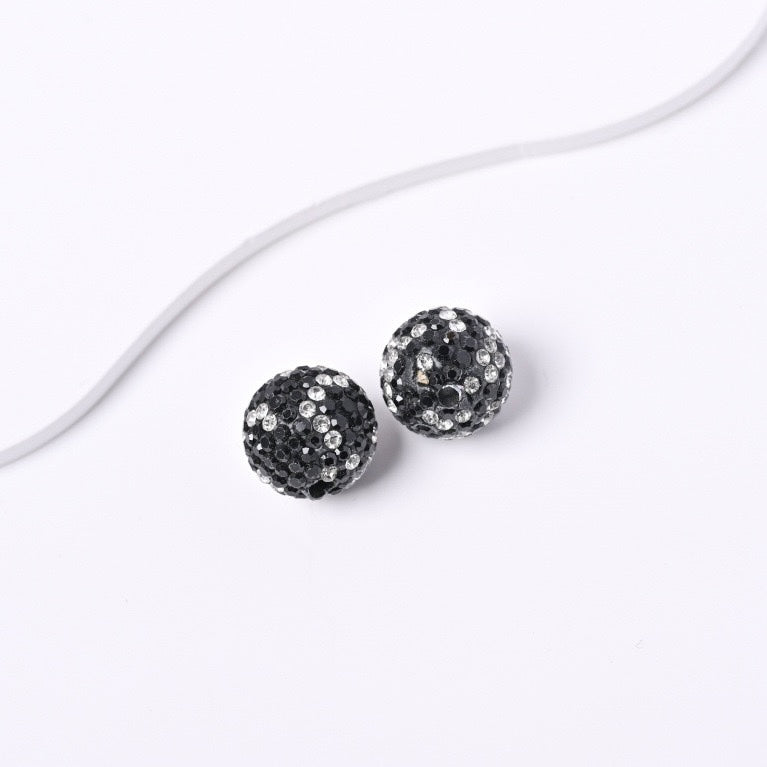 FS20234-16mm Rhinestone Clay Beads For Making Keychain Beadable Pens